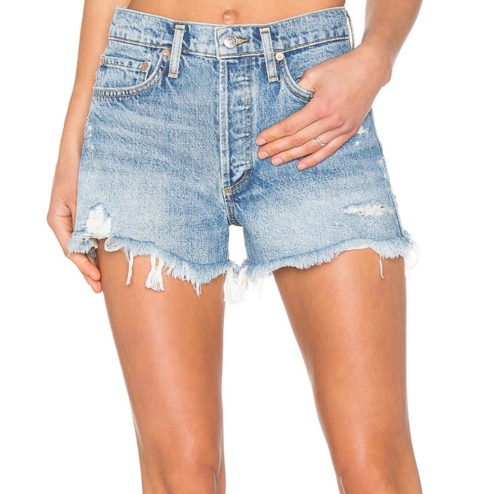 Agolde Parker Vintage Cut Off Shorts